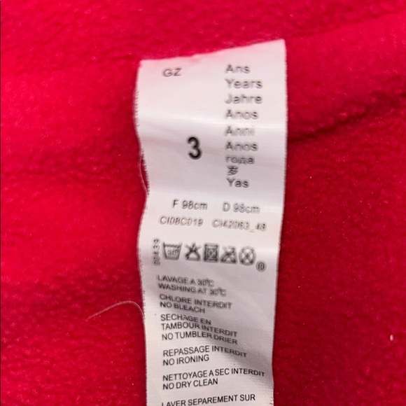 Catimini Rain Jacket Size 3 Leaf Pattern - Picture 2 of 9